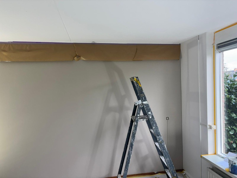 Wand en plafond verfen 
